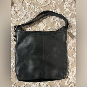 Coach Black Hobo Smooth Leather Purse